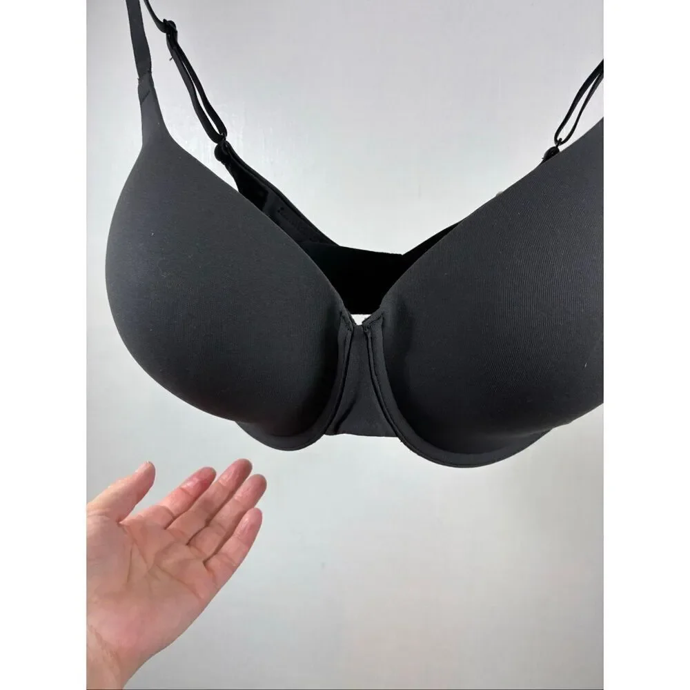 SKIMS NWT T-Shirt Bra in Onyx Size 36DD - Picture 2 of 7